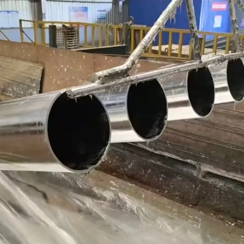 Aurrez galvanizatutako altzairuzko hodi biribilak Kanpoko aldamioetarako